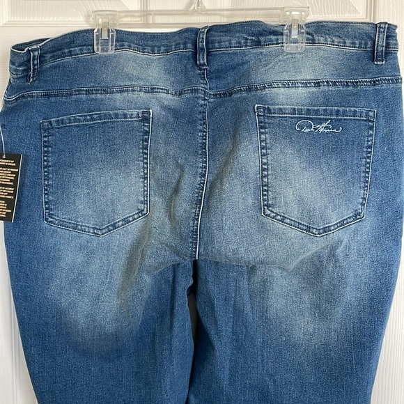 NEW! Stretch Ultra Boot Cut Jeans, Diane Gilman - Plus Size 24W Tall - Picture 6 of 12